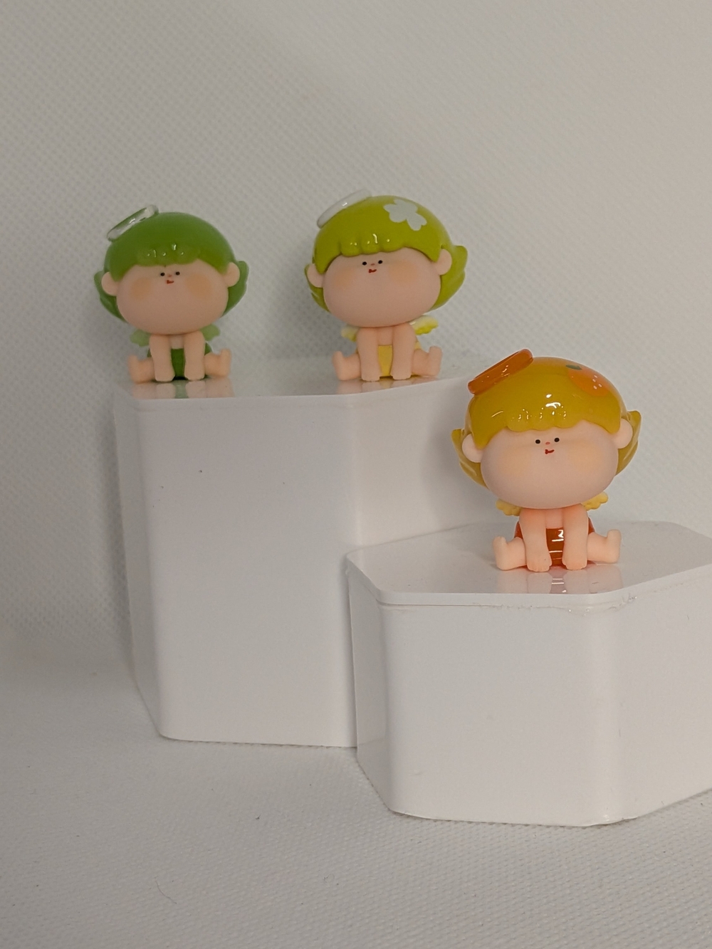 Cute Mini Figurine Toy - Yellow & Green
